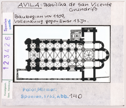 Vorschaubild Avila: San Vicente Grundriss 